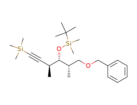 [(2S,3S,4S)-3-(tert-Butyl-dimethyl-silanyloxy)-2,4-dimethyl-6-trimethylsilanyl-hex-5-ynyloxymethyl]-benzene