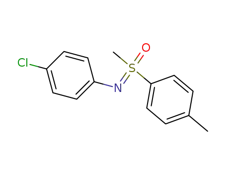 Molecular Structure of 56158-16-8 (N-(4-chloro)phenyl-S-(4-methyl)phenyl-S-methylsulfoximine)