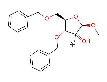 3,5-di-O-benzyl-1-O-methyl-β-D-[2-2H]ribofuranose