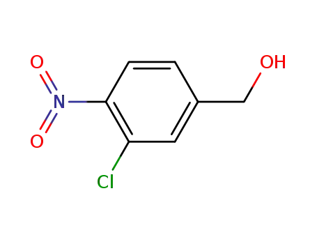 Molecular Structure of 113372-68-2 ((3-chloro-4-nitrophenyl)methanol)