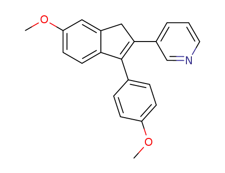 2-(3-pyridyl)-3-(4-methoxyphenyl)-6-methoxyindene