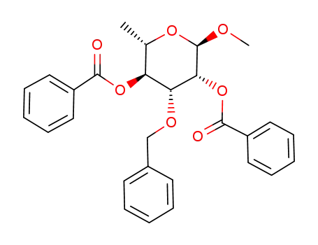 methyl 2,4-di-O-benzoyl-3-O-benzyl-α-L-rhamnopyranoside