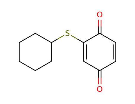 2-(cyclohexylsulfanyl)-p-benzoquinone