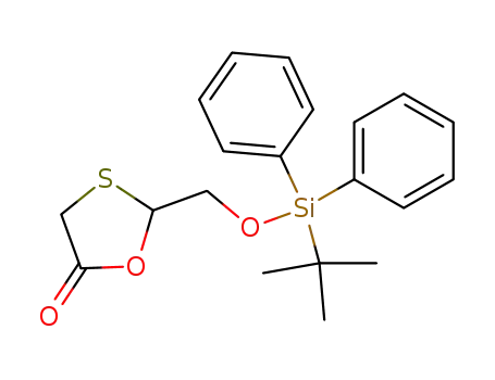 1,3-Oxathiolan-5-one, 2-[[[(1,1-dimethylethyl)diphenylsilyl]oxy]methyl]-