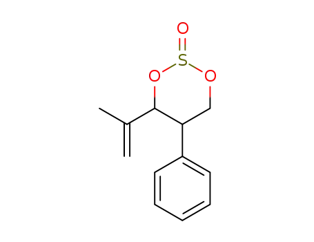 Molecular Structure of 125452-97-3 (2-(1'-Methylvinyl)-2-phenylpropane-1,3-diol Sulfite)