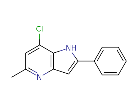 7-chloro-5-methyl-2-phenyl-1H-pyrrolo[3,2-b]pyridine