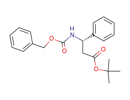 tert-butyl (3S)-N-(benzyloxycarbonyl)-3-amino-3-phenylpropanoate