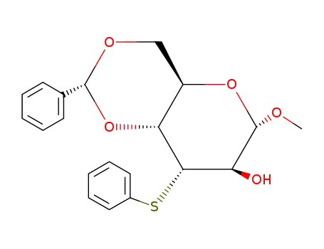 (2R,4aR,6S,7R,8S,8aR)-6-Methoxy-2-phenyl-8-phenylsulfanyl-hexahydro-pyrano[3,2-d][1,3]dioxin-7-ol
