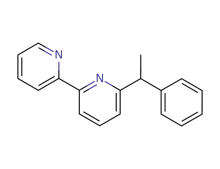 Molecular Structure of 185610-09-7 (2,2'-Bipyridine, 6-(1-phenylethyl)-)