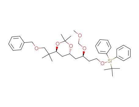 {(S)-4-[(4R,6S)-6-(2-Benzyloxy-1,1-dimethyl-ethyl)-2,2-dimethyl-[1,3]dioxan-4-yl]-3-methoxymethoxy-butoxy}-tert-butyl-diphenyl-silane