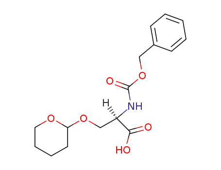 N-(benzoyloxycarbonyl)-O-(tetrahydropyranyl)-D-serine