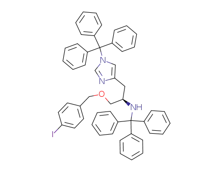 2-(R)-(triphenylmethylamino)-3-<1-(triphenylmethyl)imidazol-4(5)-yl>propyl 4-iodobenzyl ether