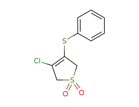 Molecular Structure of 114397-22-7 (4-chloro-3-(phenylthio)-3-sulfolene)