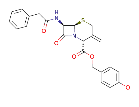 p-methoxybenzyl 3-exo-methylene-7-(phenylacetamido)-cepham-4-carboxylate