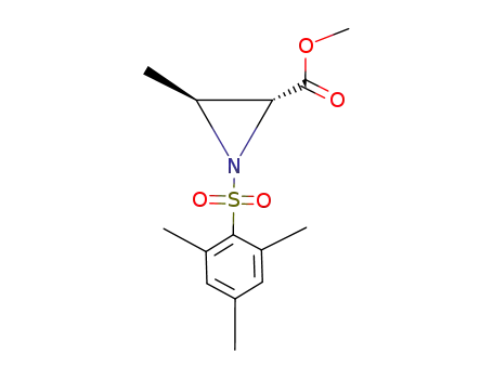 methyl (2R,3S)-3-methyl-N-[(2,4,6-trimethylphenyl)sulfonyl]-2-aziridinecarboxylate