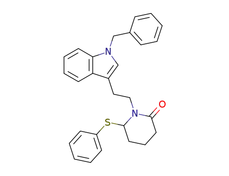 1-[2-(1-benzyl-1H-indol-3-yl)ethyl]-6-phenylsulfanylpiperidin-2-one