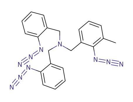 Bis-(2-azido-benzyl)-(2-azido-3-methyl-benzyl)-amine