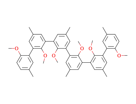 2,2',2'',2''',2'''',2'''''-hexamethoxy-5,5',5'',5''',5'''',5'''''-hexamethyl<1,1':3',1'':3'',1''':3''',1'''':3'''',1'''''-sexiphenyl>