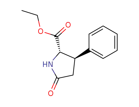 (+/-)-trans-5-carbethoxy-4-phenyl-2-pyrrolidinone
