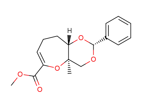 (2R,4aR,9aS)-4a-Methyl-2-phenyl-4a,8,9,9a-tetrahydro-4H-1,3,5-trioxa-benzocycloheptene-6-carboxylic acid methyl ester