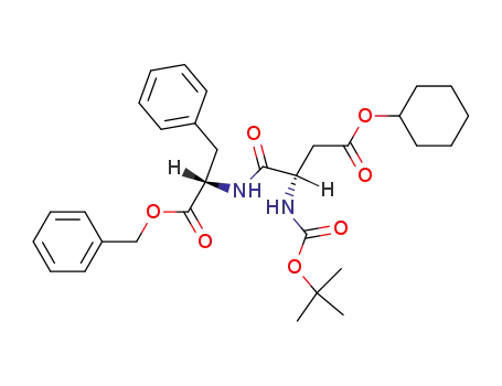 L-Phenylalanine, N-[(1,1-dimethylethoxy)carbonyl]-L-a-aspartyl-,
1-cyclohexyl 2-(phenylmethyl) ester