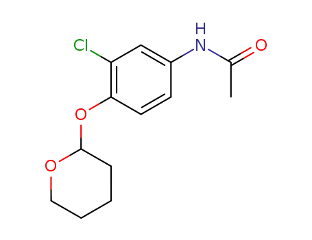 N-acetyl-3-chloro-4-tetrahydropyranyloxy-aniline