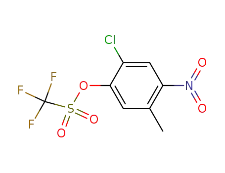 trifluoromethanesulfonic acid 2-chloro-5-methyl-4-nitrophenyl ester