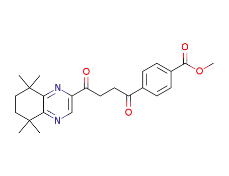 methyl 4-[4-oxo-4-(5,6,7,8-tetrahydro-5,5,8,8-tetramethyl-2-quinoxalinyl)butanoyl]benzoate