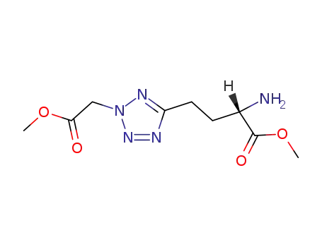 methyl (2S)-2-amino-4-(2-methoxycarbonylmethyltetrazol-5-yl)butyrate