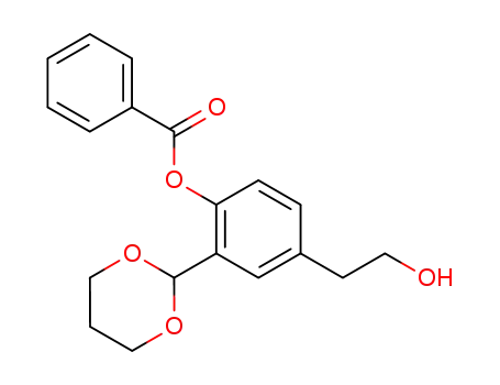 3-(1,3-dioxan-2-yl)-4-benzoyloxy-benzeneethanol
