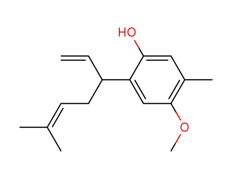 Phenol, 2-(1-ethenyl-4-methyl-3-pentenyl)-4-methoxy-5-methyl-