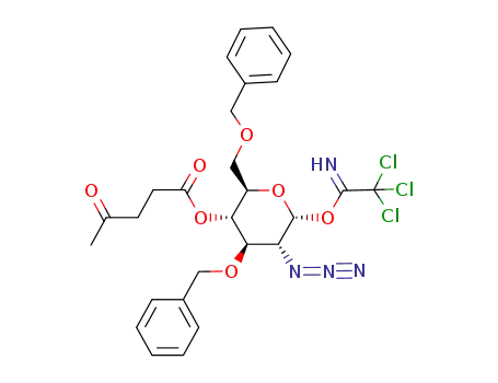 2-azido-3,6-di-O-benzyl-2-deoxy-4-O-levulinoyl-α-D-glucopyranosyl trichloroacetimidate