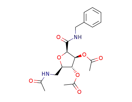 benzyl 6-N-acetamido-2,5-anhydro-6-deoxy-3,4-di-O-acetyl-D-gluconamide