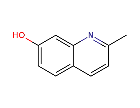Molecular Structure of 165112-03-8 (2-Methyl-7-hydroxyquinoline)