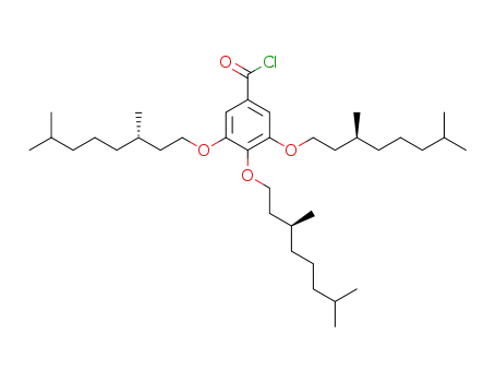 Benzoyl chloride, 3,4,5-tris[[(3S)-3,7-dimethyloctyl]oxy]-