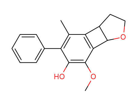 2,3,3a,7b-tetrahydro-7-methoxy-4-methyl-5-phenyl-benzo[3,4]cyclobuta[1,2-b]furan-6-ol