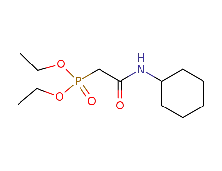 Molecular Structure of 91564-81-7 ((cyclohexylcarbamoyl-methyl)-phosphonic acid diethyl ester)