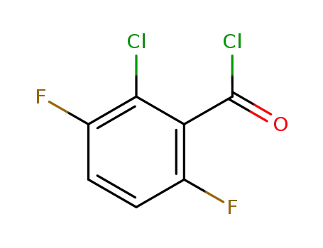Molecular Structure of 261762-42-9 (2-CHLORO-3,6-DIFLUOROBENZOYL CHLORIDE)