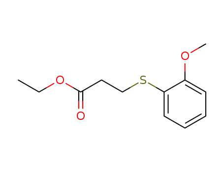프로판산, 3-[(2-메톡시페닐)티오]-, 에틸 에스테르