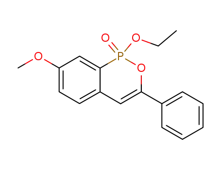 1H-2,1-Benzoxaphosphorin, 1-ethoxy-7-methoxy-3-phenyl-, 1-oxide