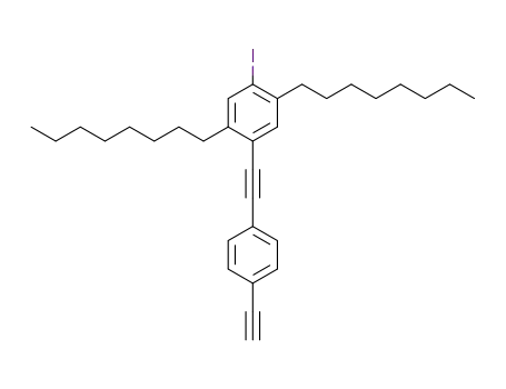 Benzene, 1-[(4-ethynylphenyl)ethynyl]-4-iodo-2,5-dioctyl-