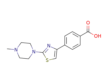 4-[2-(4-methylpiperazin-1-yl)-1,3-thiazol-4-yl]benzoic Acid