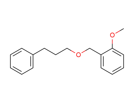 Molecular Structure of 163015-51-8 (Benzene, 1-methoxy-2-[(3-phenylpropoxy)methyl]-)