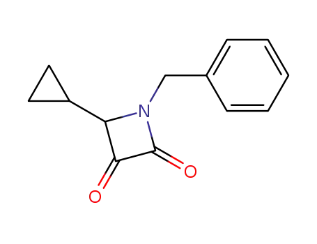 (+/-)-1-benzyl-3-oxo-4-cyclopropyl-2-azetidinone