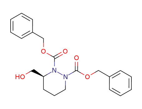 1,2-Pyridazinedicarboxylic acid, tetrahydro-3-(hydroxymethyl)-,
bis(phenylmethyl) ester, (3S)-