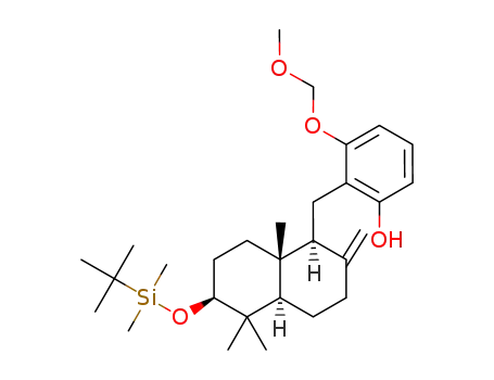 (1S,4aR,6S,8aR)-1-[2-hydroxy-6-(methoxymethoxy)benzyl]-6-tert-butyldimethylsiloxy-5,5,8a-trimethyl-2-methylene-3,4,4a,5,6,7,8,8a-octahydronaphthalene