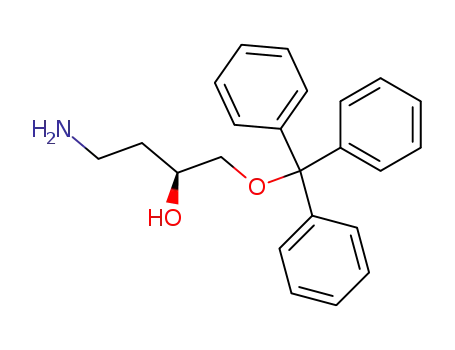 Molecular Structure of 841261-74-3 (2-Butanol, 4-amino-1-(triphenylmethoxy)-, (2S)-)