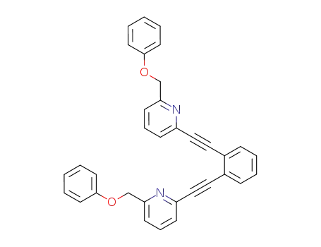 1,2-bis[(6-phenoxymethyl-2-pyridyl)ethynyl]benzene