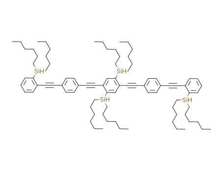 Silane,
[[2,5-bis(dihexylsilyl)-1,4-phenylene]bis(2,1-ethynediyl-4,1-phenylene-2,
1-ethynediyl-2,1-phenylene)]bis[dihexyl-