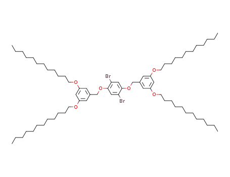 1,4-di[3,5-bis(dodecyloxy)benzyloxy]-2,5-dibromobenzene